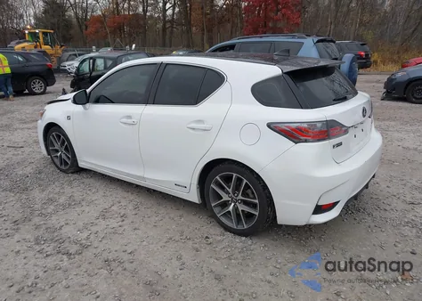 2017 Lexus Ct 200H z USA, uszkodzony, nr VIN JTHKD5BH9H2296177